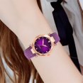 thumbnail image 7 of Resicozy Women's Vintage Watch Quartz Watch with Leather Strap Dress Wristwatch for Ladies Purple, 7 of 7