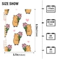 thumbnail image 3 of Haosy Capybara Tulip Love Heart Notebooks 2 Pcs 1-subject Journal 60 Sheets A5 College Ruled Paper Detachable Ring 8.3"x5.7", 3 of 8