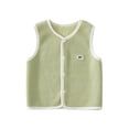 thumbnail image 2 of RXIRUCGD Fashionable Children's Plush Camisole Jacket For Wearing Baby Cardigans Outside( Green, Size:9 Months ), 2 of 3