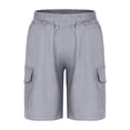 thumbnail image 5 of HUANBAI Boys Casual Shorts Comfortable Linen Cargo Pants For Autumn Fashion Kids Outdoor Play Wear Boys' Dress Pant 9-10 Years, 5 of 6