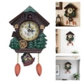 thumbnail image 2 of Cuckoos Clock with Sound Traditional Wall Mount for Home Office Decors Unique Musical Gift for Christmas Housewarmings, 2 of 8
