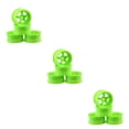 thumbnail image 1 of paramount 4 Pieces52mm Elastic *RC Car Tires Wheel Rims Hub Tyres High Traction Five Star/Red 3Set, 1 of 6