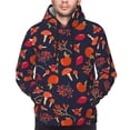 thumbnail image 2 of Bingfone Autumnal Forest Men's Drawstring Hoodie Long Sleeve Pocket Sweatshirts-Large, 2 of 6
