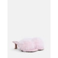 thumbnail image 2 of No Boundaries Women's Faux Feather Dress Heels, 2 of 6