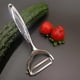 thumbnail image 3 of Pelador de verduras premium de acero inoxidable - Hoja ultra afilada - Pelador de patatas - Pelador de verduras para cocina - Pelador de frutas con mango ergonómico antideslizante, 3 of 5