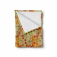 thumbnail image 2 of Rowan Soft Flannel Fleece Blanket, Vivid Colorful Graphic Pattern of Rural Foliage Fruits in Autumn Season Warm Colors, Cozy Plush for Indoor and Outdoor Use, 50" x 70", Multicolor, by Ambesonne, 2 of 6