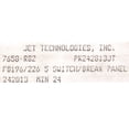 thumbnail image 5 of Jet Boat Blank Switch Panel 7658-RB2 | Godfrey Sanpan 242813 (Single), 5 of 5