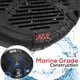 thumbnail image 3 of Pyle Kit de altavoces marinos duales de 6.5 pulgadas, resistente al agua con receptor de control remoto Bluetooth amplificado para vehículos deportivos, clasificación de grado marino IP65, potencia má, 3 of 5