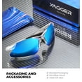 thumbnail image 3 of Xagger Youth Polarized Sports Sunglasses for Boys Girls Age 8-14 Kids Baseball Softball TR90 Frame Glasses, 3 of 6