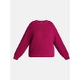 thumbnail image 5 of Terra & Sky Women's Plus Knit Crewneck Pullover Sweater, Sizes 0X-5X, 5 of 5