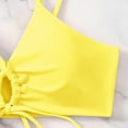 thumbnail image 5 of ylioge Womens Bathing Suits Two Piece Bikini Sets Built in Bras Swimsuits Ladies Trendy Solid Adjustable Low Rise Swimwear Set, 5 of 6