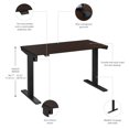 thumbnail image 3 of Move 40 Series 48W Adjustable Standing Desk in Mocha Cherry - Engineered Wood, 3 of 7