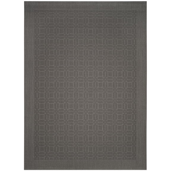 SAFAVIEH Palm Beach Laidley Geometric Area Rug, Ash, 8' x 11'