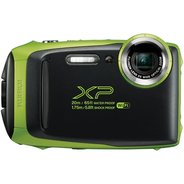 Fujifilm FinePix XP130 Waterproof Action Camera, Lime Green