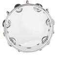 thumbnail image 3 of Tambourinas Para Adultos, Tono De Pandereta Ajustable Tono Doble Hilera Campanas Homontones Tamburina De Pandilla Instrumento De Percusión 8in Para Principiantes, 3 of 7