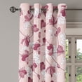 thumbnail image 3 of Ambesonne Grommet Curtain, , 50"x72", Rose Raspberry White, 3 of 5