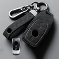 thumbnail image 1 of Car Key Fob Cover Case Protector Suede Leather Car Key Fob Case Cover For Mercedes Benz A B C E S G GLA GLB GLC, 1 of 6