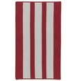 thumbnail image 1 of Colonial Mills Rug EV67R084X108S Everglades Vertical Stripe Braided Area Rug  Sunset Red - 7 x 9 ft., 1 of 1