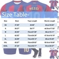 thumbnail image 2 of GZSL 2324 Barcelona Home Football Training Kit, Number # 21 Soccer Jerseys & Tops, Colorful Short-Sleeve Adult Football Jersey with Gold Lettering Three-Piece Set/M, 2 of 6