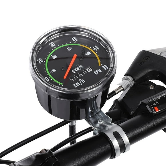 WALFRONT Mechanical Bicycle Computer Bike Speedometer Odometer Cycling Stopwatch Cyclocomputer, Classic Vintage Style for General Bicycle Speedometer, Bike Computer, Round Bicycle Speedometer