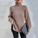 thumbnail image 4 of Suéter de cuello alto de moda para mujer, suéter de manga larga, suéter informal de cuello alto, suéter para mujer, 4 of 7