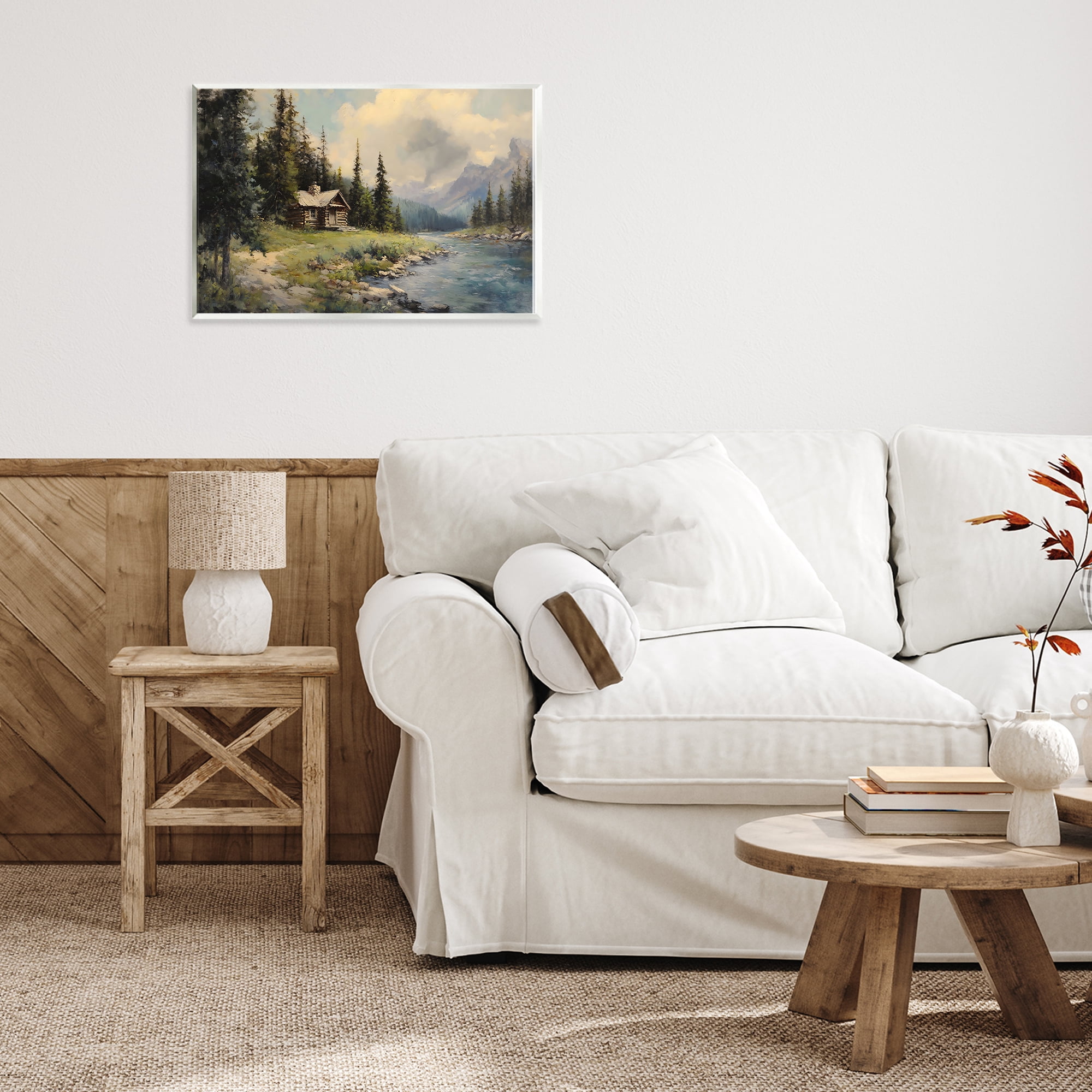 Stupell Industries Creek Cabin Riverside Retreat Wall Plaque Art, design by Franklyn Gregory