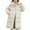 Beige, variant on Casual Long Hooded Puffer Quilted Jacket for Women Y2K Loose Zip up Drawstring Hooded Coat with Pockets Winter Warm Buttoned Long Sleeve Cardigan