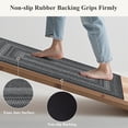 thumbnail image 6 of Enyhom Front Door Mat 24" x 36" Heavy Duty Durable Welcome Mat for Outdoor Indoor, Dirt Trapper Doormat ,Light Gray, 6 of 6
