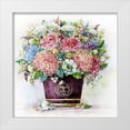 thumbnail image 1 of Vavilina, Elena 20x20 White Modern Wood Framed Museum Art Print Titled - Hydrangeas in Pot, 1 of 4