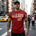 thumbnail image 3 of Men's USA 250th Anniversary Shirt 1776-2026 Patriotic American Flag 250 Years Graphic T-Shirt, 3 of 5