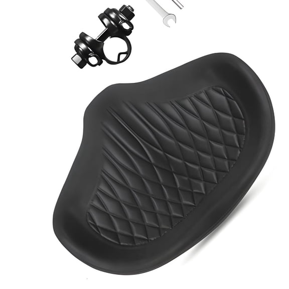 Lerpwige Oversized Noseless Bike Saddles High Elastics Bicycles Seated Cushions