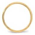 thumbnail image 7 of 14K Yellow Gold 4mm Light Weight Milgrain Half Round Band Ring Size 12.5, 7 of 7