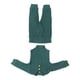 thumbnail image 5 of Conjunto de mono y pantalón para bebé Nikou color puro algodón suave 70 cm verde, 5 of 15