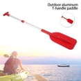 thumbnail image 1 of 2 Pcs Rames de Kayak Rames en Alliage d'Aluminium Rames en Caoutchouc Dérive Renforcées Rames de Kayak en Plastique Rames en Plastique Rames de Bateau d'Assaut, 1 of 8