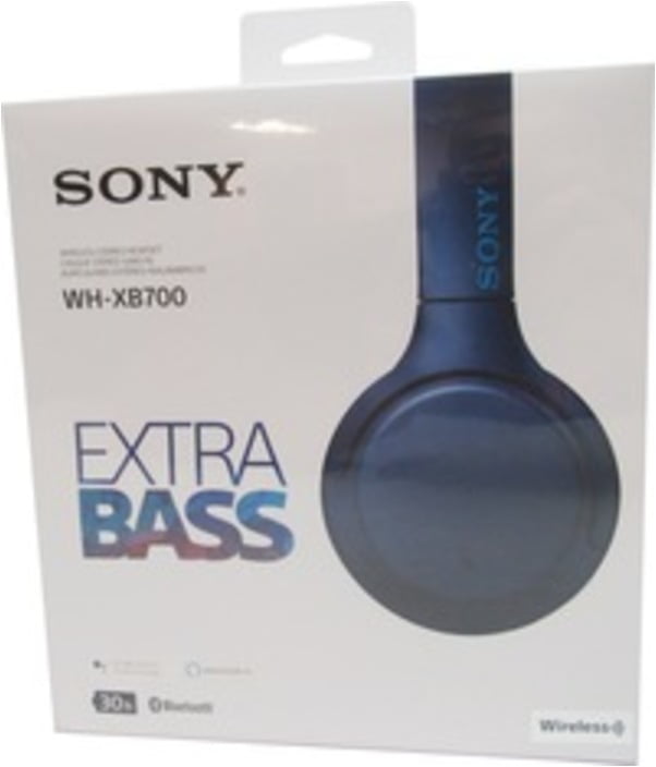 Sony Wh Xb700 Headphones With Mic Full Size Bluetooth Wireless Nfc Active Noise Canceling 3 5 Mm Jack Blue Walmart Com Walmart Com