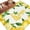 White, variant on Yellow Lemon 2'x6' Runner Rugs for Hallway Kitchen Bedside Non Slip Washable, Summer Botanical Lemons Cute Yellow Entryway Rug Runners with Rubber Backing, Long Carpet Runner for Laundry Room