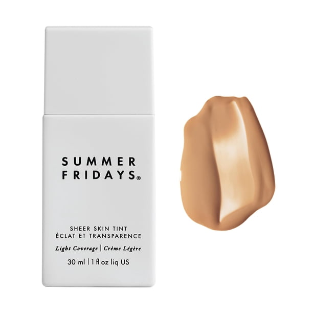 Crema hidratante con color Summer Fridays Sheer Skin Tint Shade 4.5