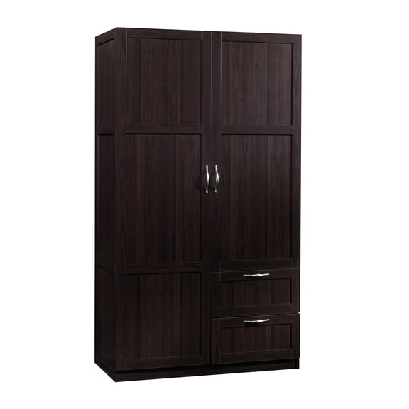 Sauder Miscellaneous Storage Storage Armoire Raven Oak Finish