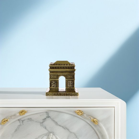 WEUVEB Adorno Decorativo De Sobremesa Con Metálico Para O Pasillo En Tono Marrón