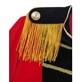 thumbnail image 5 of Nyeemya Kids Girls Sequins Long Sleeve Tuxedo Tailcaot Ringmaster Circus Show Performing Outfit Red 8, 5 of 7