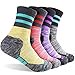 thumbnail image 3 of FEIDEER 4 Paires de Chaussettes de Randonnée pour Femmes, Chaussettes de Loisirs Extérieures avec Coussin Absorbant, 3 of 4