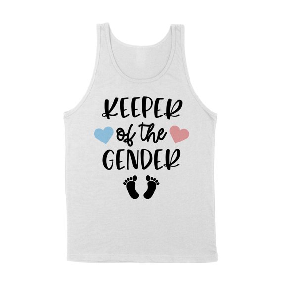 Keeper of the Gender Tank Top Unisex Medium White
