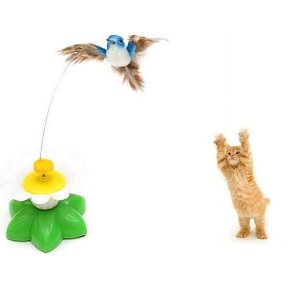 Interactive Cat Toys Auto Rotating Butterfly Cats Toy for Indoor Kitten