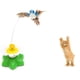 thumbnail image 1 of Juguete de pájaro para gatos domésticos, divertido juguete interactivo de pájaro volador eléctrico giratorio con una cinta de sujeción, multicolor Vhermosa WMXL-74, 1 of 3