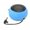 Blue, variant on Desheus Mini Portable Speaker Multifunction Super Bass Plug-in Mobile Phone Speaker Line-in Speaker with Clear Bass 3.5mm Audio Interface Mini Portable Hamburger Speaker(Black)