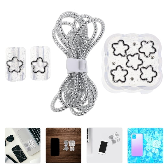 Nicehomfit Cute Wire Cord Saver with Lace Flower Pattern for Charging Cable Protective Sleeve