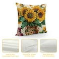thumbnail image 4 of ONETECH Sunflower Throw Pillow Cover,  Home or Office Decor Couch Sofa Pillowcase for Living Room Bedroom, House Decor Supplies, 4 of 5
