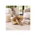 thumbnail image 4 of Rounded Knot for Home and Bathroom Decor - Marble Sculpture for Living Room, Office or Shelf Styling - Modern Stone Decorative Ornament for Coffee Tables and Room Accent - 9", Ivory & Tan, 4 of 10