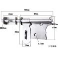 thumbnail image 2 of Sliding Bolt Door Latch, Stainless Steel Latch Door Lock, Bolt with Padlock Hole, Head Tie Security Clasp, 2 of 5