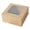 4 pieces, variant on Ywmsfl 10x Bakery Boxes with Window, Brown Paper Cake Box Cookie Boxes Packaging Boxes for Small Cakes, Pie, Cupcakes